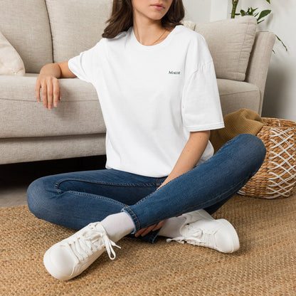 Minimalist 'MACHE' Embroidered - Small Chest Logo Tee