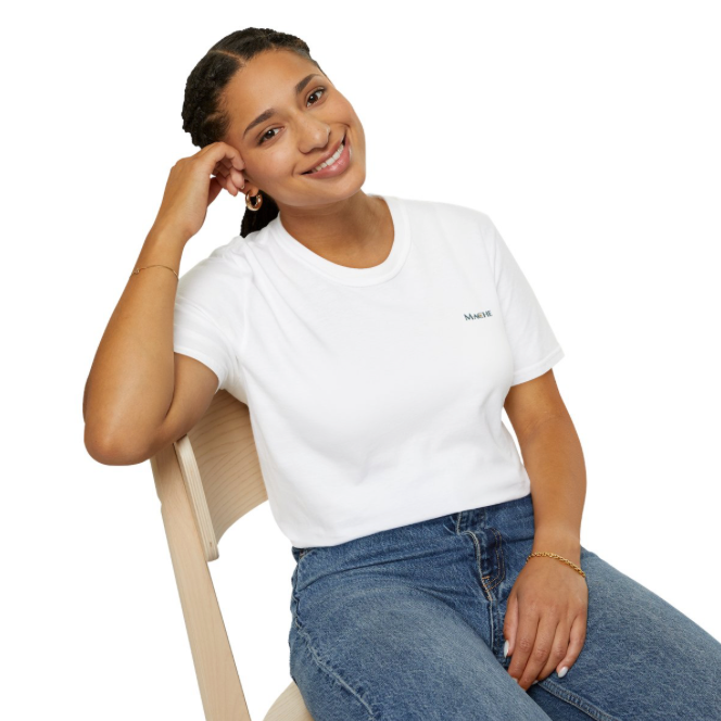 Minimalist 'MACHE' Embroidered - Small Chest Logo Tee